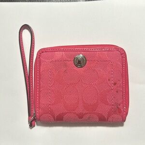 Coach zip bi-fold wallet